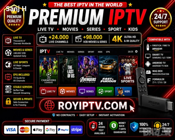 IPTV – Smart TV, Firestick & Android TV mag