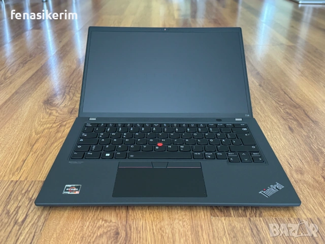 14' Full HD+ Ryzen 5 PRO 6650u Lenovo ThinkPad T14 Gen 3 32GB LPDDR5/512GB NVMe/Radeon/Бат 10ч, снимка 3 - Лаптопи за работа - 54542335