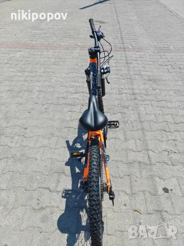 BG Алуминиев велосипед 24" NINJA оранжев, снимка 10 - Велосипеди - 55439624