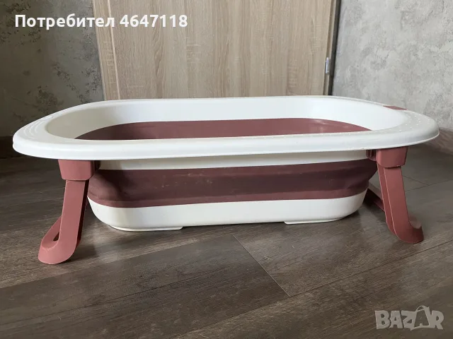 Сгъваема бебешка вана, снимка 2 - За банята - 55563441