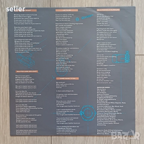 Depeche Mode ‎– Some Great Reward Издание 🇬🇧 UK 1984г-Първа преса Състояние на винила:VG+ Състояни, снимка 3 - Грамофонни плочи - 54887655