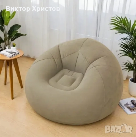 Чисто нови надуваеми кресла (фотьойли) с помпа - ТОП цена и качество ! ! !, снимка 2 - Градински мебели, декорация  - 55154379