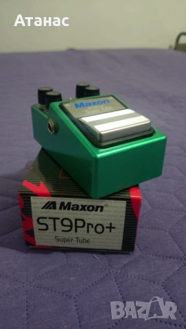 Ефект за китара - Maxon ST-9 Pro+ Super Tube, снимка 2 - Китари - 55153260