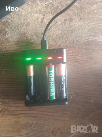 Зарядно за батерии АА/ААА (USB)