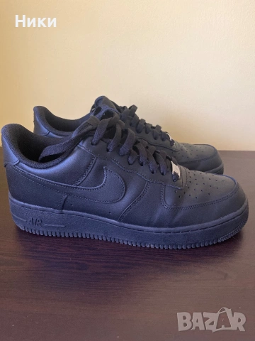 Nike air force 1 (черни), снимка 3 - Маратонки - 54121414