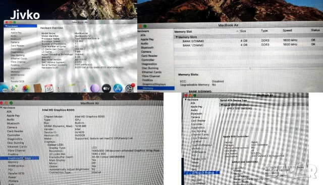 Apple MacBook Air 13.3", снимка 6 - Лаптопи за дома - 55680198