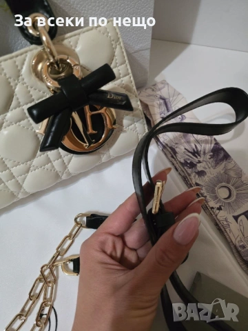 Dior D-Joy Дамска Бяла Чанта Код Brand Luxury Fashion4, снимка 9 - Чанти - 54953078