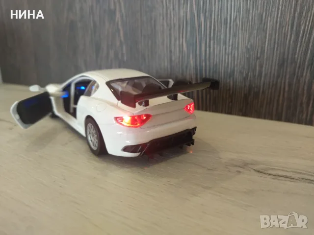 Метална количка Maserati Gran Turismo MC GT4 !!!, снимка 6 - Колекции - 55464981