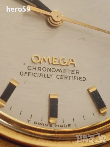 men's watch Omega constellation cal.1001/Омега Консталейшен хронометър 1969,злато стомана, снимка 12 - Мъжки - 55299961