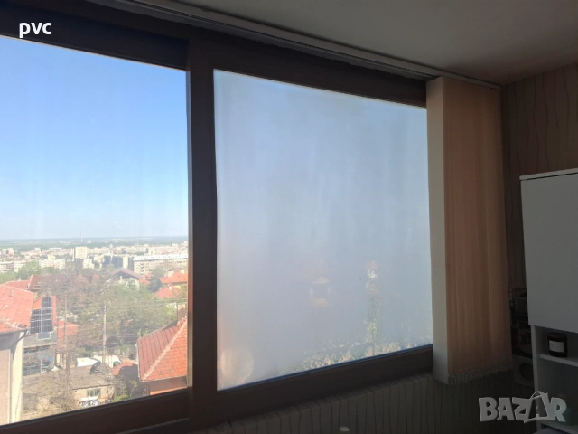 PVC Плъзгане Златен дъб + Вертикална щора, снимка 2 - Дограми - 54309365