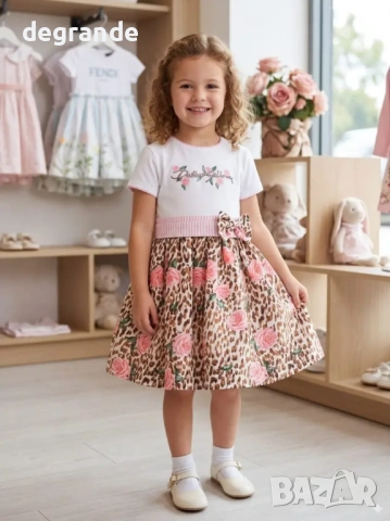 🧸Детска рокля D&G 🎀 2 3 5г