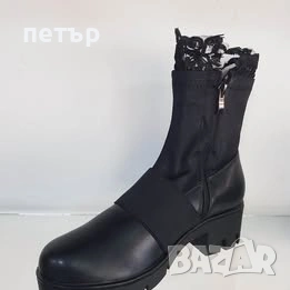 Дамски боти код 321, снимка 2 - Дамски боти - 53957052