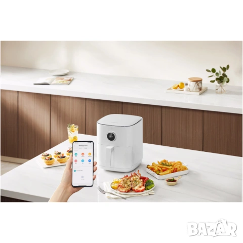 Фритюрник с горещ въздух Xiaomi Smart Air Fryer, 4.5 литра НОВ, снимка 13 - Фритюрници - 54479290