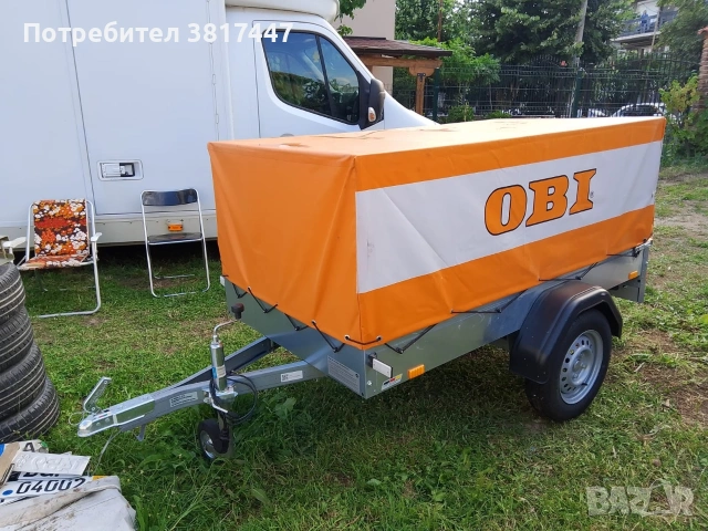 Ремарке Stema.750kg.брезент., снимка 4 - Ремаркета - 55195270