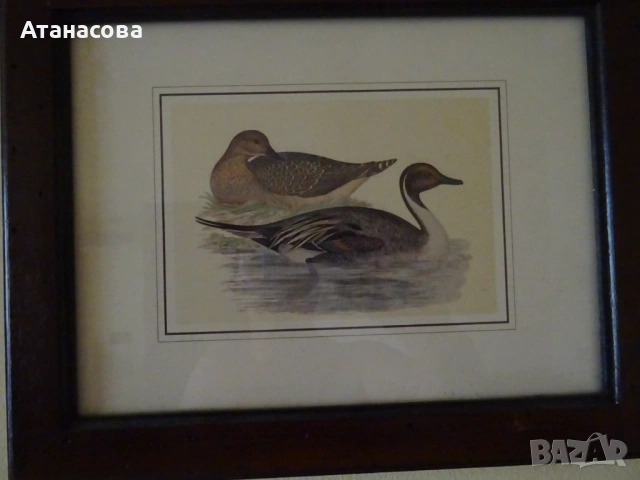 Декоративта картина с диви патици, снимка 3 - Картини - 54034307