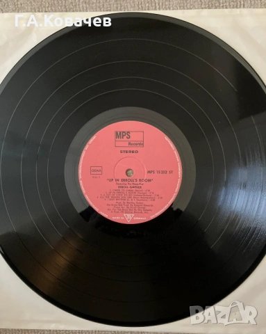 Грамофонна плоча ERROLL GARNER up in Erroll's room 1968, снимка 6 - Грамофонни плочи - 54096947