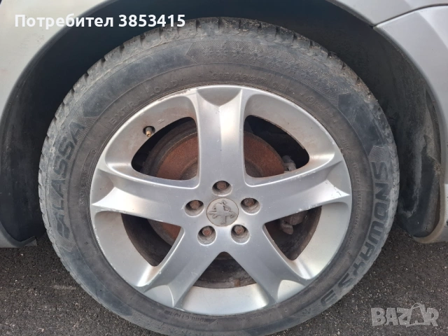 17 ки за Пежо 407 , снимка 2 - Гуми и джанти - 54921934