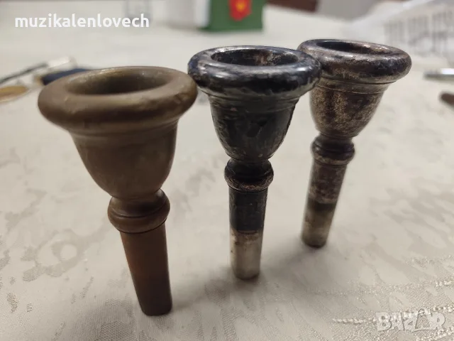Мундщуци за Баритон Vintage x 3 бр ГДР Чехословакия, снимка 4 - Духови инструменти - 55532471
