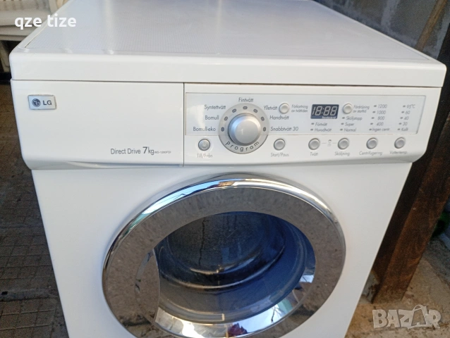 автоматична перална LG 7 kg, снимка 3 - Перални - 54128514