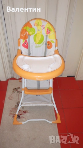Детско столче за хранене Lorelli Bravo Orange Fruits