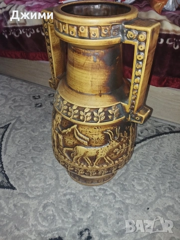 голяма немска ваза, снимка 4 - Антикварни и старинни предмети - 54550319