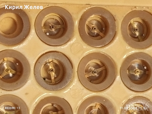 Лот части за стари механични часовници баланси редки 53661, снимка 5 - Антикварни и старинни предмети - 54508750