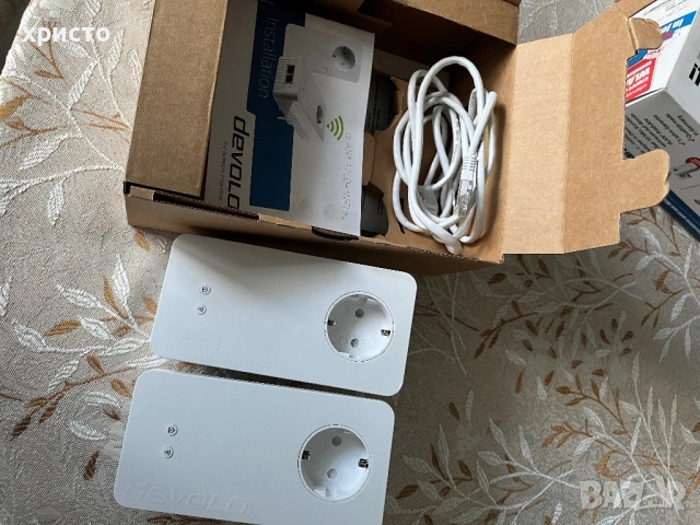 Devolo 1200+WIFI ac комплект, снимка 3 - Мрежови адаптери - 54399868
