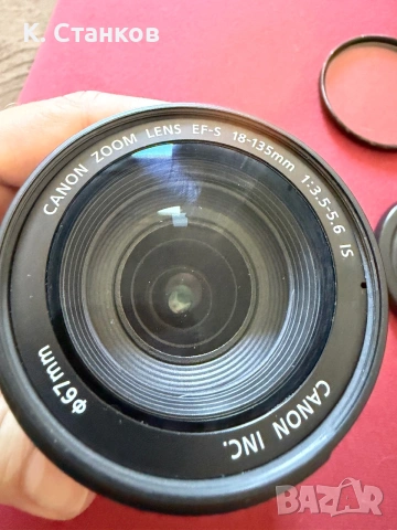 Обектив Canon EF-S 18-135mm IS , снимка 7 - Обективи и филтри - 55084221
