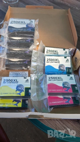 Комплект мастилници за Canon 2500XL, снимка 2 - Принтери, копири, скенери - 54429812