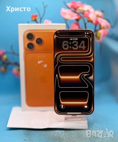 ГАРАНЦИОНЕН!!! Apple iPhone 17 Pro Max, 256GB, 5G, Cosmic Orange