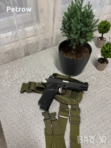 Airsoft пистолет KJW - KP-05 - Hi-Capa CО2, снимка 4 - Въздушно оръжие - 54923985
