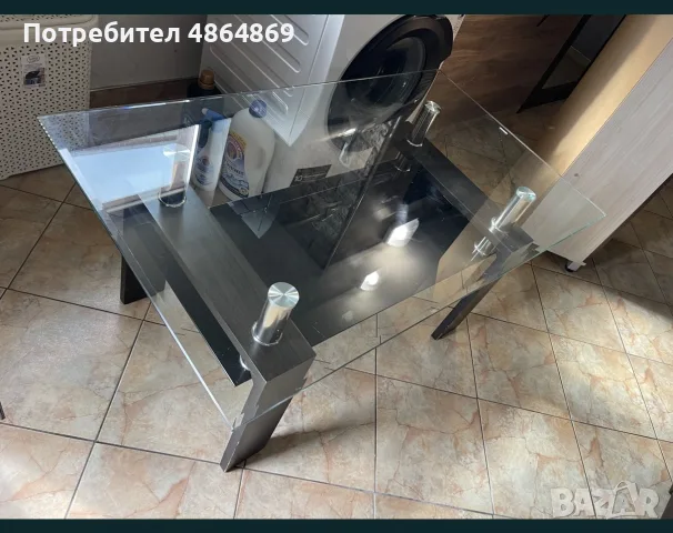 Холна стъклена маса 