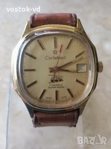 CORTEBERT 17 JEWELS - МЪЖКИ МЕХАНИЧЕН , снимка 14 - Антикварни и старинни предмети - 54421996