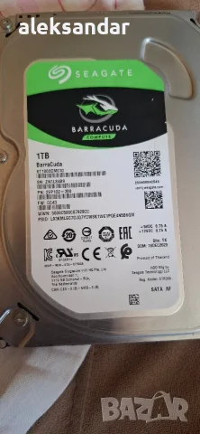Seagate BarraCuda 3.5 1TB 7200rpm 64MB SATA3 (ST1000DM010) 