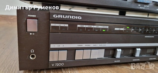 Сет Grundig усилвател и дек- V 7200 / CF 7400, снимка 5 - Ресийвъри, усилватели, смесителни пултове - 54385570