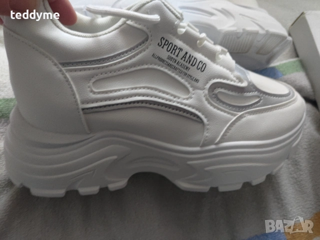 Маратонки с платформа, снимка 3 - Маратонки - 54308330