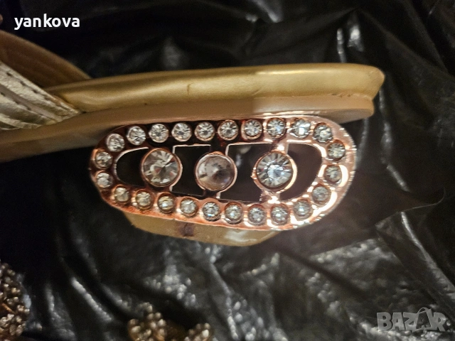 Дамски чехли, италиански, фирмени., снимка 2 - Чехли - 55287073