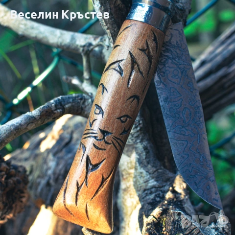 Сгъваем нож Opinel No.8 Carbone опинел Mod, снимка 2 - Ножове - 54707729
