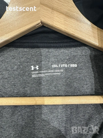 Under Armour мъжка блуза XL & XXL 2XL отлично състояние в сиво, снимка 6 - Спортни дрехи, екипи - 54085306