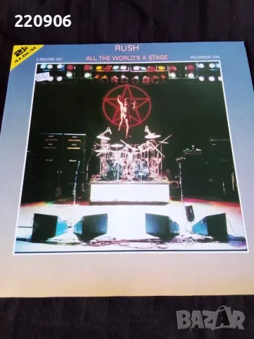 2LP Rush – All The World's A Stage, Holland 1976