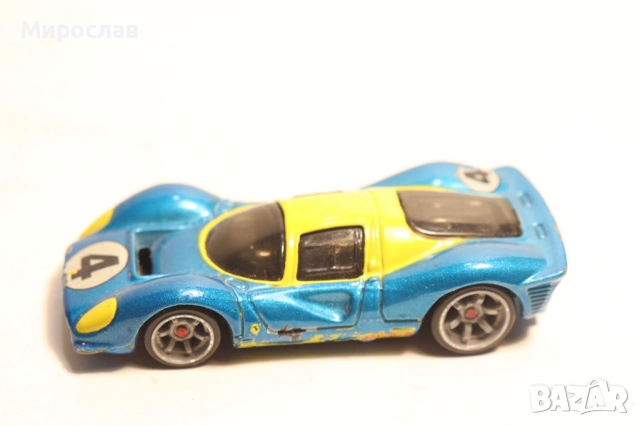 1:64 HOT WHEELS FERRARI P4 ИГРАЧКА КОЛИЧКА МОДЕЛ, снимка 2 - Колекции - 54552808