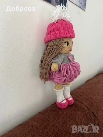 Кукла Никол Амигуруми, снимка 3 - Плюшени играчки - 55068437