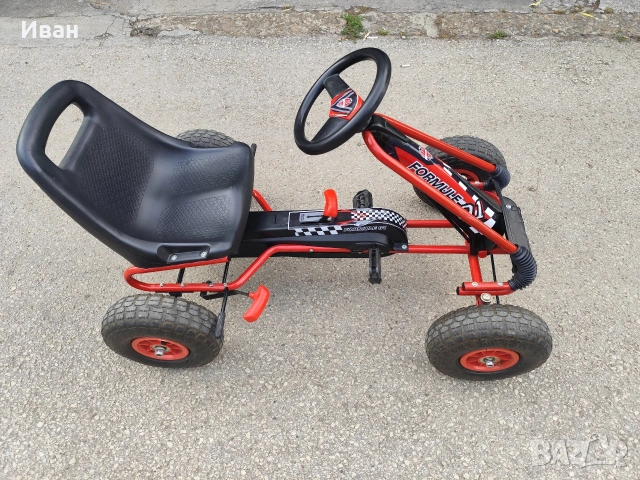 Картинг с педали FORMULA 1, снимка 5 - Детски велосипеди, триколки и коли - 54873851