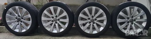 Лети джанти със летни гуми 17 цола 5x110 за Opel за Zafira Astra Meriva, снимка 2 - Гуми и джанти - 55409379