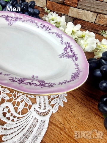 Порцеланово плато Изида, снимка 2 - Антикварни и старинни предмети - 54215582