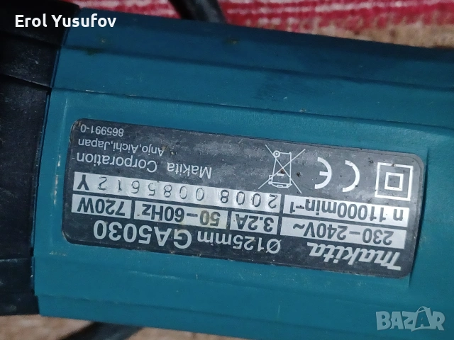 Makita    ъглошлайф , снимка 17 - Ъглошлайфи - 55225996
