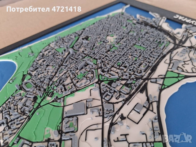 Бургас на длан! 3D декоративен макет – Уникален декор!, снимка 7 - Декорация за дома - 54026015