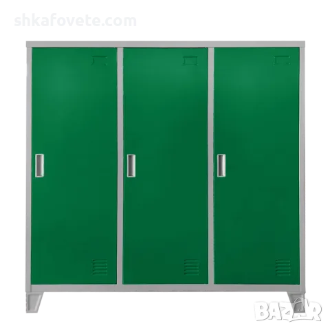Метален гардероб за детски градини BB3, 40х120х130см, ЦВЕТНИ ВРАТИЧКИ, снимка 5 - Гардероби - 55449267