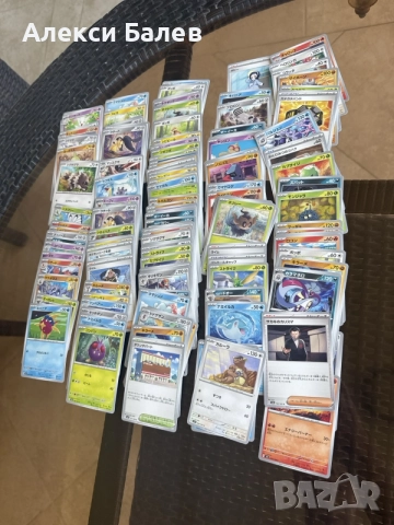 173 оригинални Pokémon карти на английски, японски и френски + подарък Pokémon ex и 3 Reverse Holo, снимка 4 - Колекции - 55508336