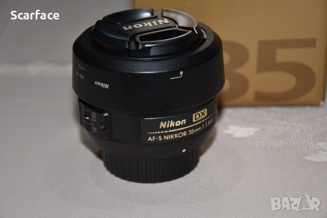 Обектив Nikon AF-S 35mm F/1.8G , снимка 5 - Обективи и филтри - 54918453